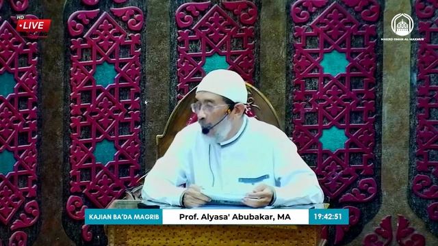 [LIVE] Kajian Ba'da Magrib | Hadits | Prof. Dr. Alyasa' Abubakar, MA смотреть онлайн