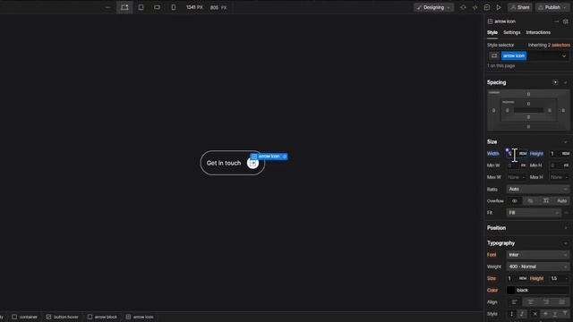 Hover Micro Interaction in Webflow