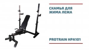 Скамья для жима лежа Protrain HPA101