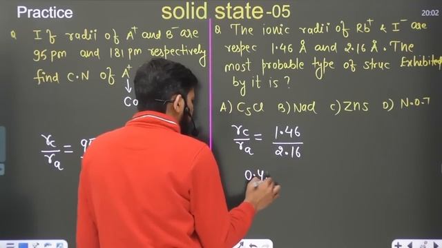 SOLID STATES I CLASS 12 L5 I JEE I NEET I Location of THV and OHV in FCC  Radius Ratio