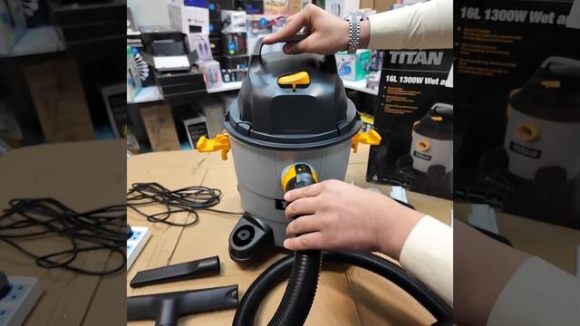 Netherland Lot Imported Titan 16L Wet  Dry Vacuum Cleaner