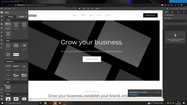 How To Change Button Hover Webflow Tutorial