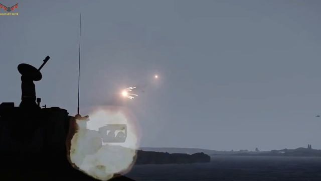 Water Resistant Systems Of American Tank And C-RAM Attacks SU35 And Russian Fighter Jets
