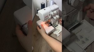 Замена нитей 4х ниточного оверлока janome
