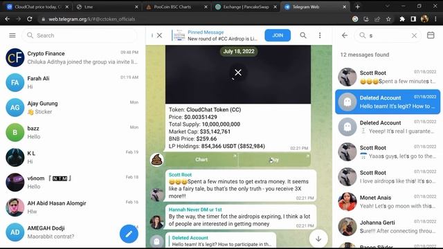 Is CloudChat (CC) Token Scam or Legit ??