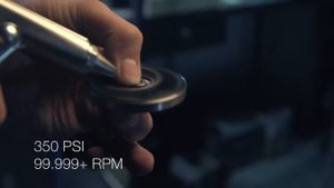 Спиннер раскрутили до 99999 оборотов очень быстро