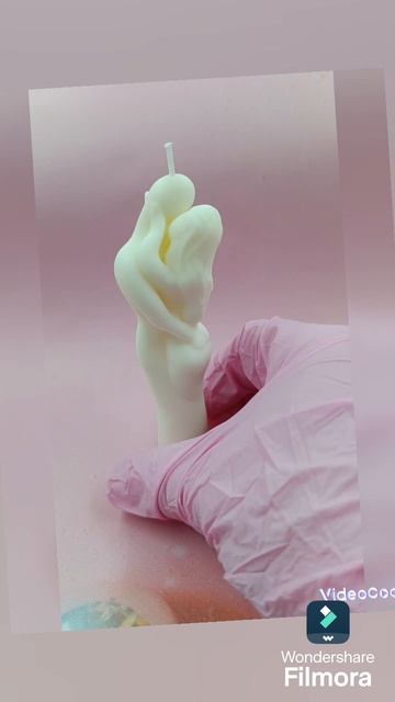 Свеча из натурального соевого воска Влюбленных Создаст романтичную обстановку