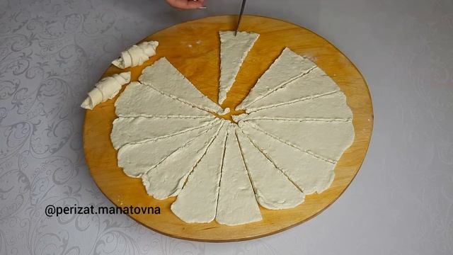 СУПЕР СҮЗБЕЛІ РОГАЛИКИ 🥐🥐🥐Өте дәмді, бар жоғы 4-5 заттан дайындалады.