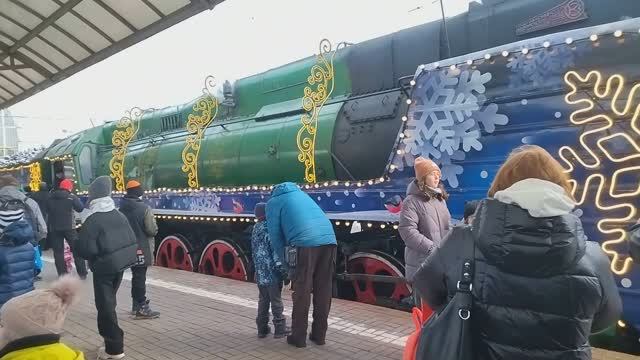 Поезд Деда Мороза Москва 2025