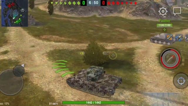 ЧЕСТНЫЙ ОБЗОР НА ХИМЕРУ ! WORLD OF TANKS BLITZ ! смотреть онлайн