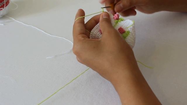 Вязание крючком. Crochet. Узор 1  "Розочки" Часть 1