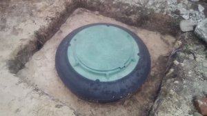 Канализация колодец слив для бани