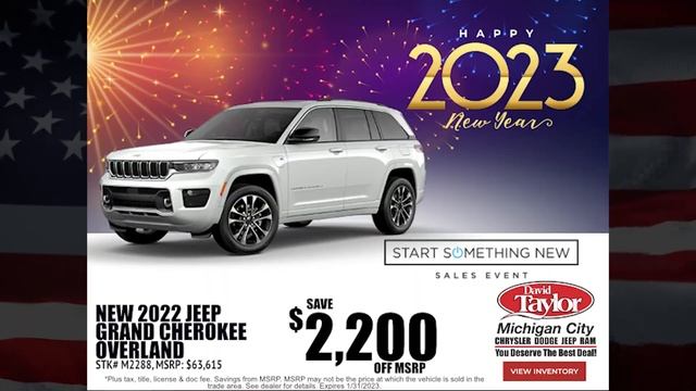 Sales Event | Huge New Years Discounts | @ David Taylor Michigan City Chrysler Dodge Jeep RAM смотреть онлайн