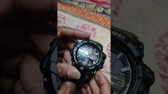 Skmei Original 1586 Analog digital watch time settings by www.skmeiwatch.in