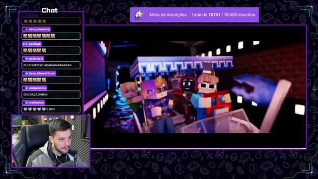 Forever Reacts to muffin By Badboyhalo & Skeppy (QSMP minecraft)