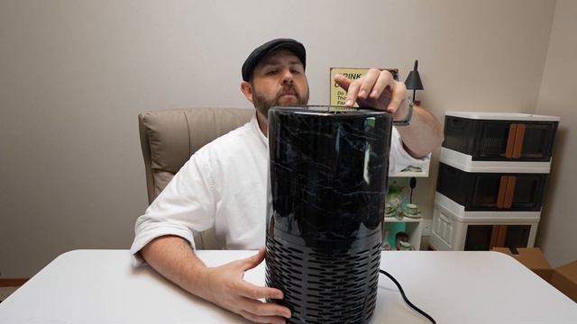 Veva Black Air Purifier, Compact and Modern with UV-C Light, HEPA Filter, 3 Speed Settings смотреть онлайн