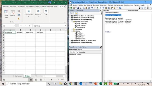 Excel VBA Objetos I. Vídeo 8 смотреть онлайн