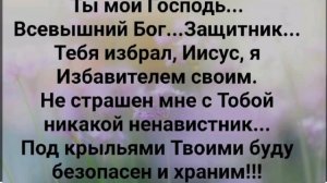 "ПРИБЕЖИЩЕ МОЁ...МОЙ БОГ...МОЯ ЗАЩИТА!!!"  Слова, Музыка: Жанна Варламова