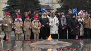 В Реутове прошёл митинг в День полного снятия блокады Ленинграда 27.01.2024