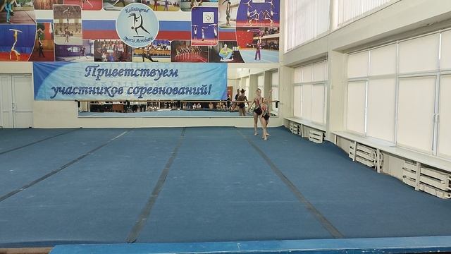 ЖП 1сп р-д, Воробьева Полина - Морозова Валерия, ДК Маш-ль, Балансовое упражнение