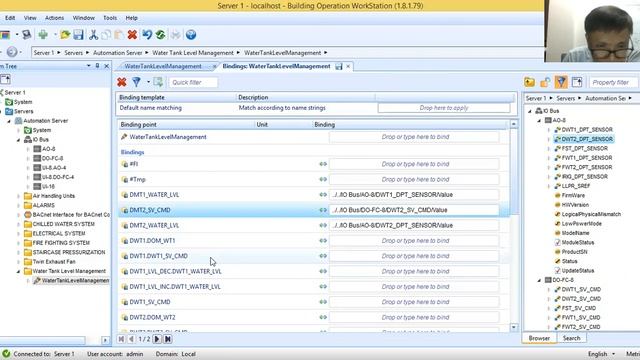 How to create a BMS Graphics part 6 (Water Tank Level Management System)