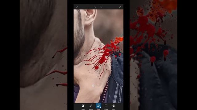 #Snapseed amazing 👌 photo editing blood png effect #PicsArt and #Lightroom  #Edit #trick
