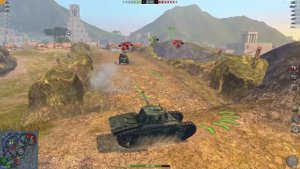 БОЙ НА ARL 44 В WORLD OF TANKS BLITZ