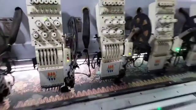 SWM Multi 24 head 6 color sequence Embroidery Machine modal 2015 смотреть онлайн