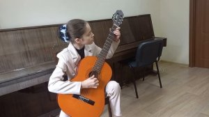 рнп" Уж как пал туман" обр. С. Руднева
играет Саттарова Екатерина, , 11 лет