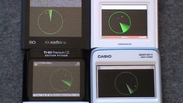 Python radar graphic demo / calculators