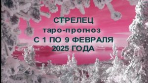 СТРЕЛЕЦ ТАРО-ПРОГНОЗ С 1 ПО 9 ФЕВРАЛЯ 2025 ГОДА