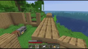Постройка нижней части дома Minecraft