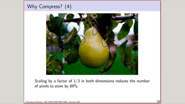 Data Compression (Summer 2020) - Lecture 17 - Introduction to Image Compression