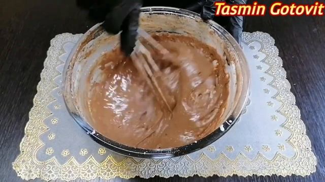Шоколадная бомба! Хрустящий шоколадно-банановый круассан из теста-корейская уличная еда.