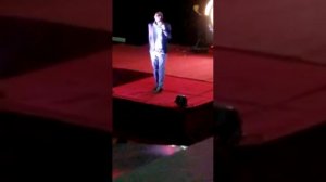 Zambian comedian Emmanuel Musaka performing at the Night of Laughter Comedy show