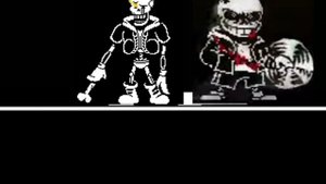 анимация андертейл санс и папирус