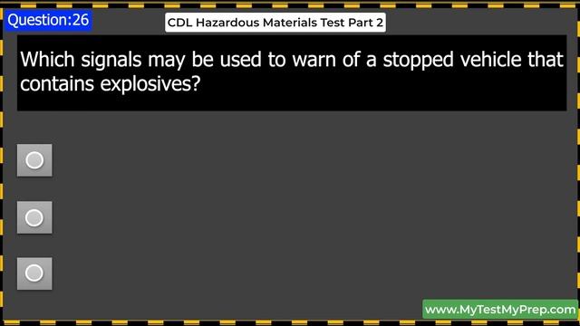 CDL Hazmat Practice Test 2023 Part 2 Endorsement Knowledge Test  50 Questions & Answers