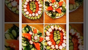 Красивая фруктовая нарезка.