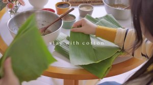 stay with cotton Вегетарианские ВЛОГИ 🥗 Тофу Красный Карри 🥘 Банановый перекус Салат Док Кхе