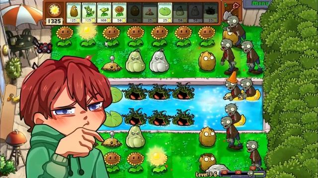 Plants Vs. Zombies, но НЕЛЬЗЯ РАСТЕНИЯ ДОРОЖЕ 50 солнц! смотреть онлайн