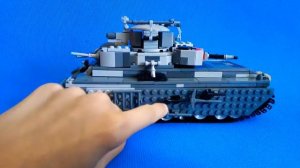 Танк т 35 из lego (пяти башеный монстр)