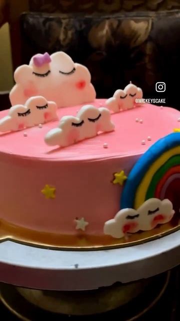 Beautiful cake for girls decoration idea #shortsfeed #trending #viral #ytshorts #cake #cakedesign