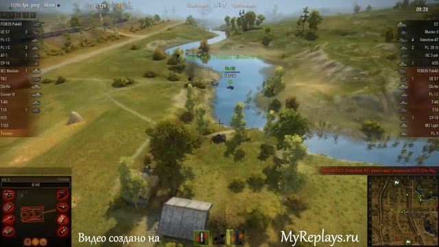 WOT: Прохоровка - MkVII Tetrarch смотреть онлайн