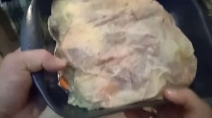 Мясо с кокосовой пастой,кабачком и свёклой ️