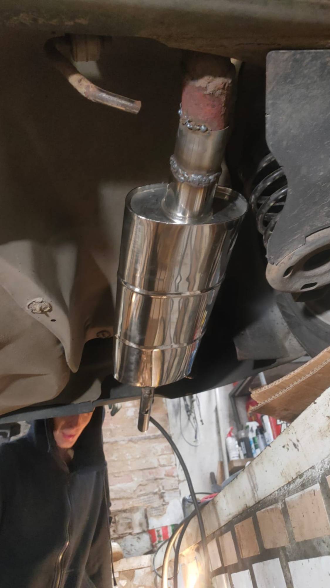 Сделали выхлоп на Фольксваген Гольф. #automobiles #жириновский #сварка