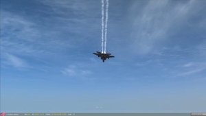 DCS FC3 TWS Radar mode test//One F-15C VS Two Su-27's
