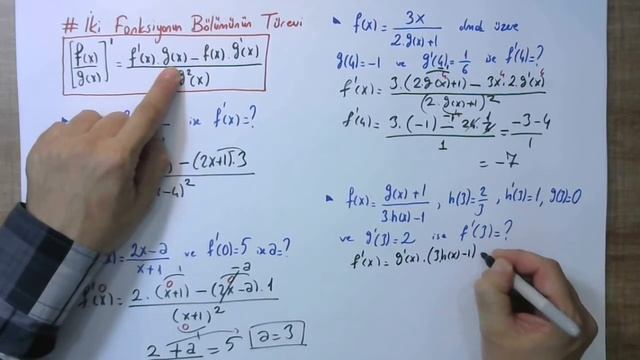 TÜREV ALMA KURALLARI | Pratik ve Kolay Türev Dersleri