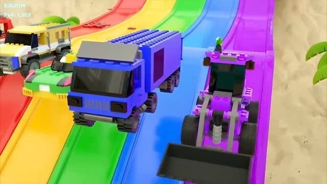 Изучаем цвета  яркие цвета машинкифруктыягодыовощи мультики для малышей