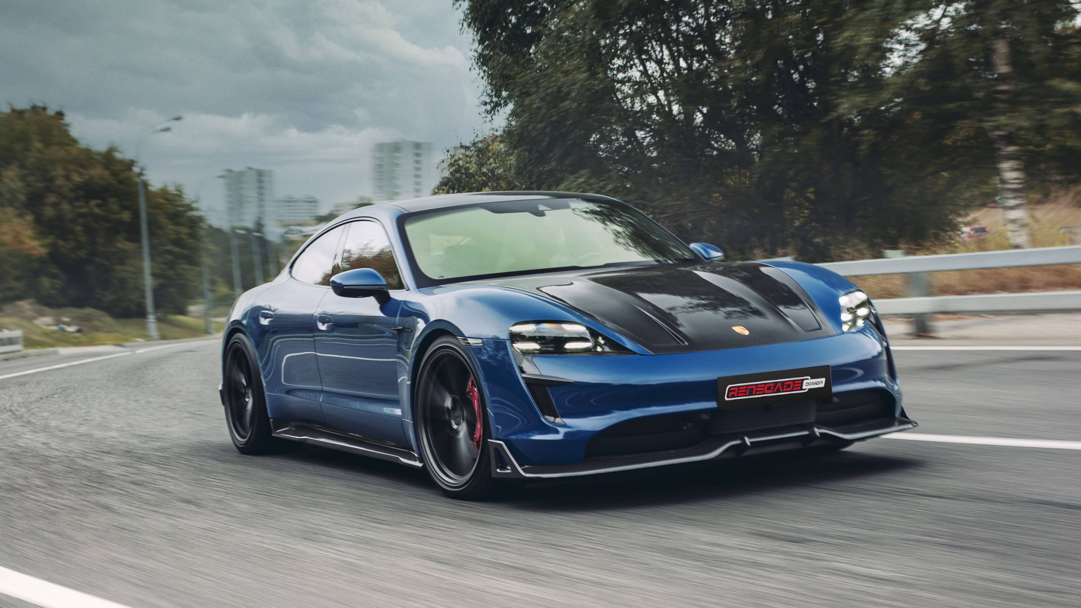 ОБВЕС НА PORSCHE TAYCAN