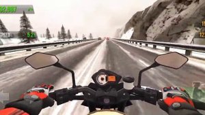 TRAFFIC RAIDER - KAWASAKI ZX 750 CREAM POWER SPEED 160 (ANDROID GAMEPLAY)